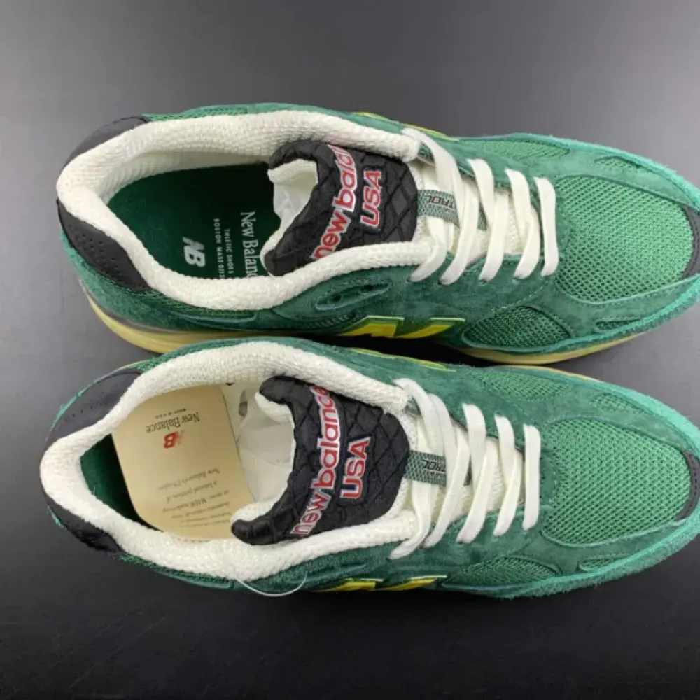 New Balance 990v3 Made in USA Green Yellow  M990GG3