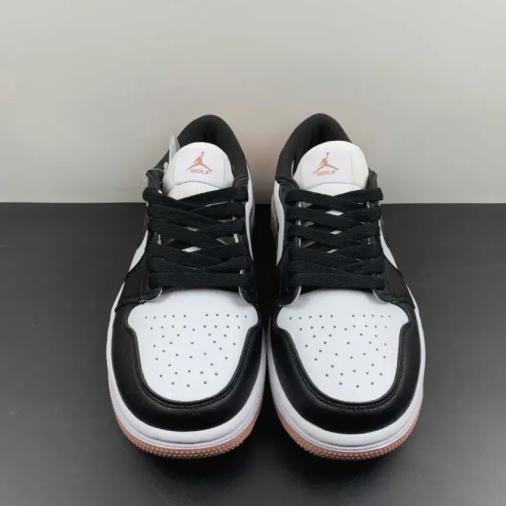 Air Jordan 1 Low Golf White/Black-Rust Pink  DD9315-106