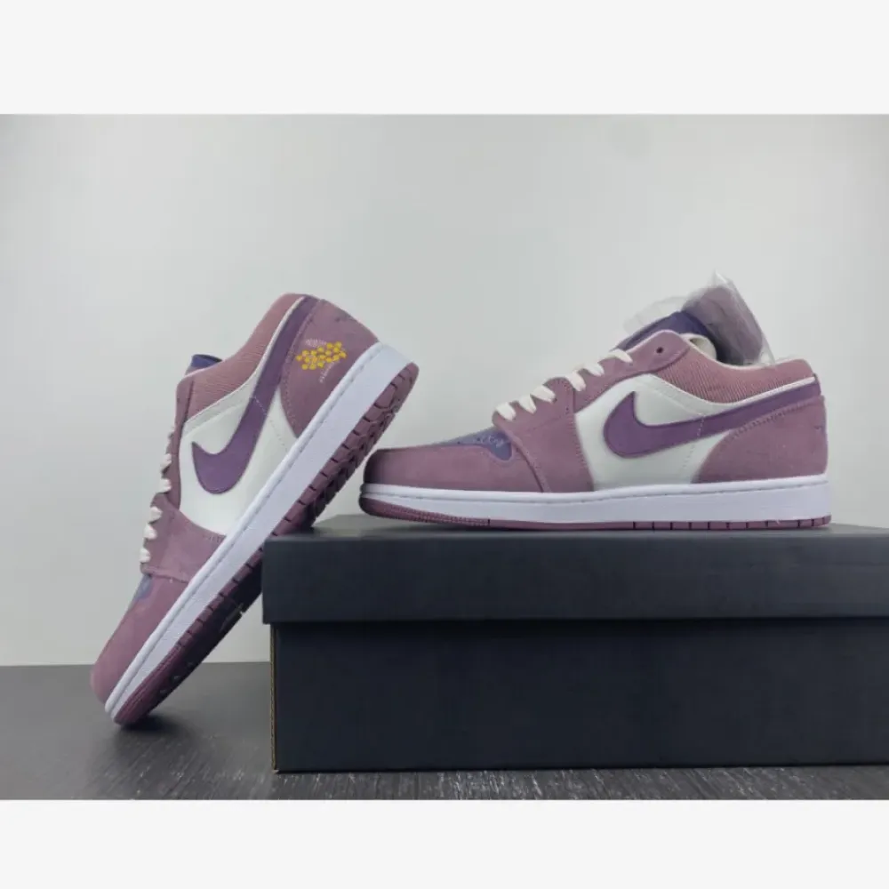 Air Jordan 1 Low ‘Unity’ Purple Smoke/Sail-Purple  DR8057-500