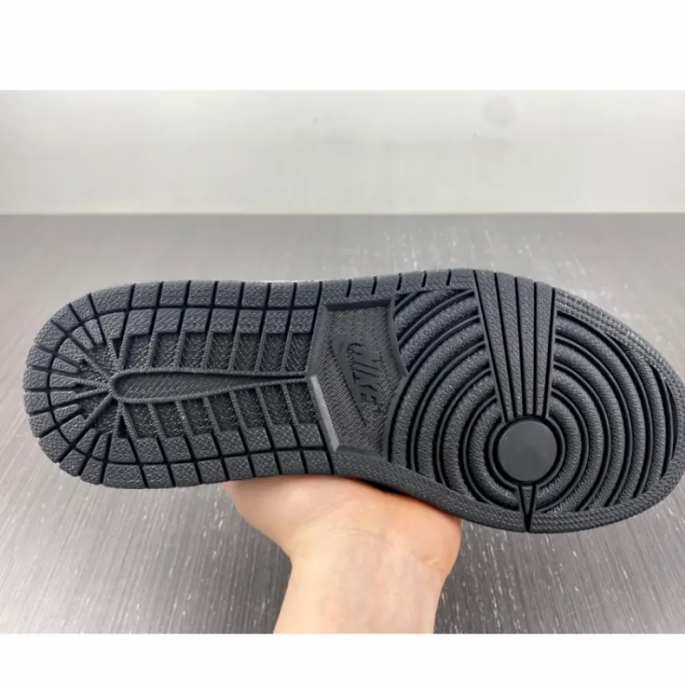 Air Jordan 1 Low OG EX Black/Dark Smoke Grey-Red