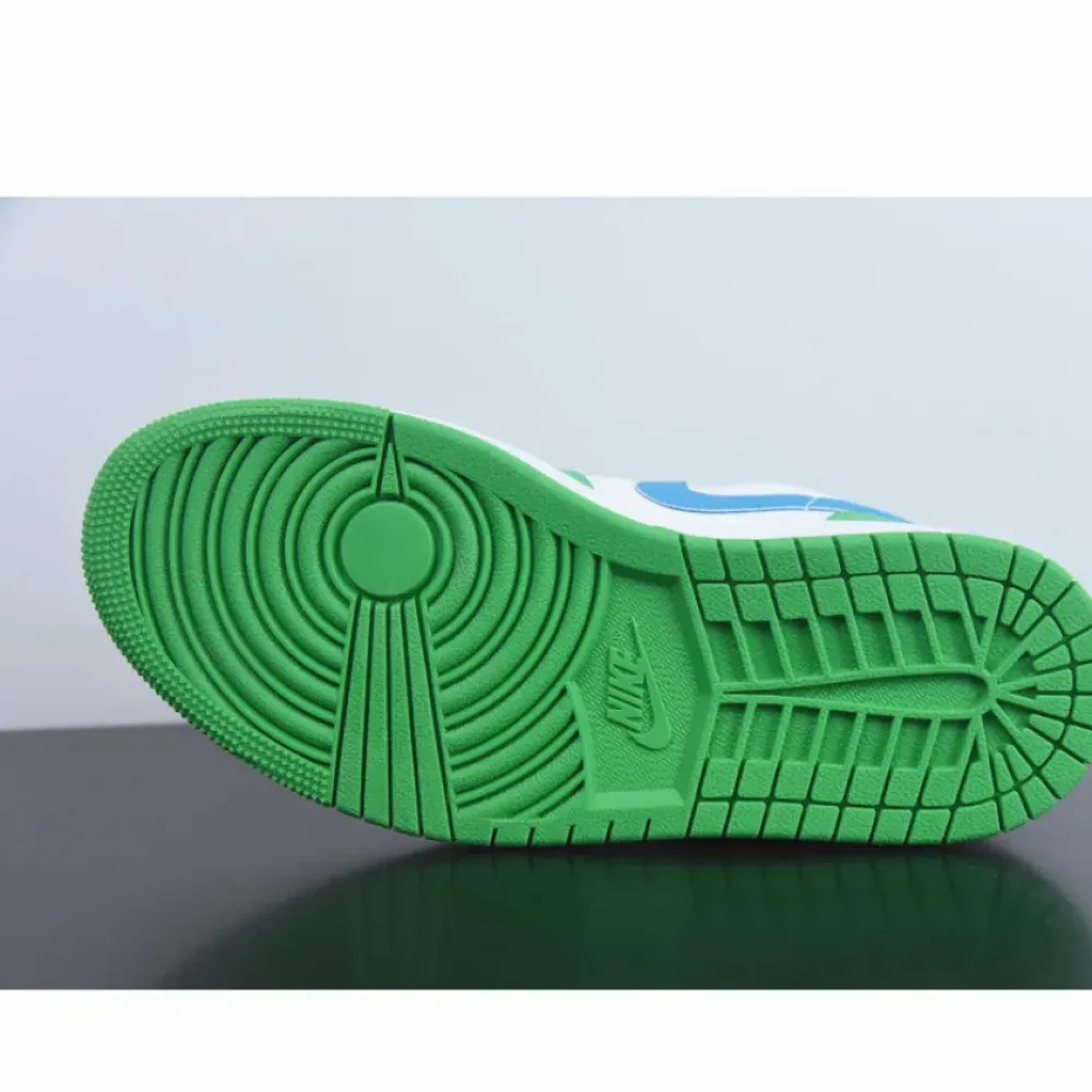 Air Jordan 1 Low Lucky Green/Aquatone/White  DC0774-304