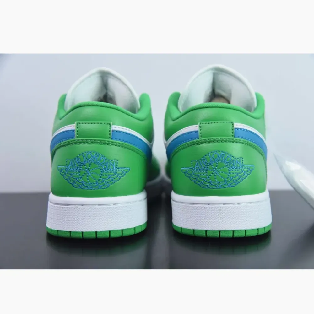 Air Jordan 1 Low Lucky Green/Aquatone/White  DC0774-304