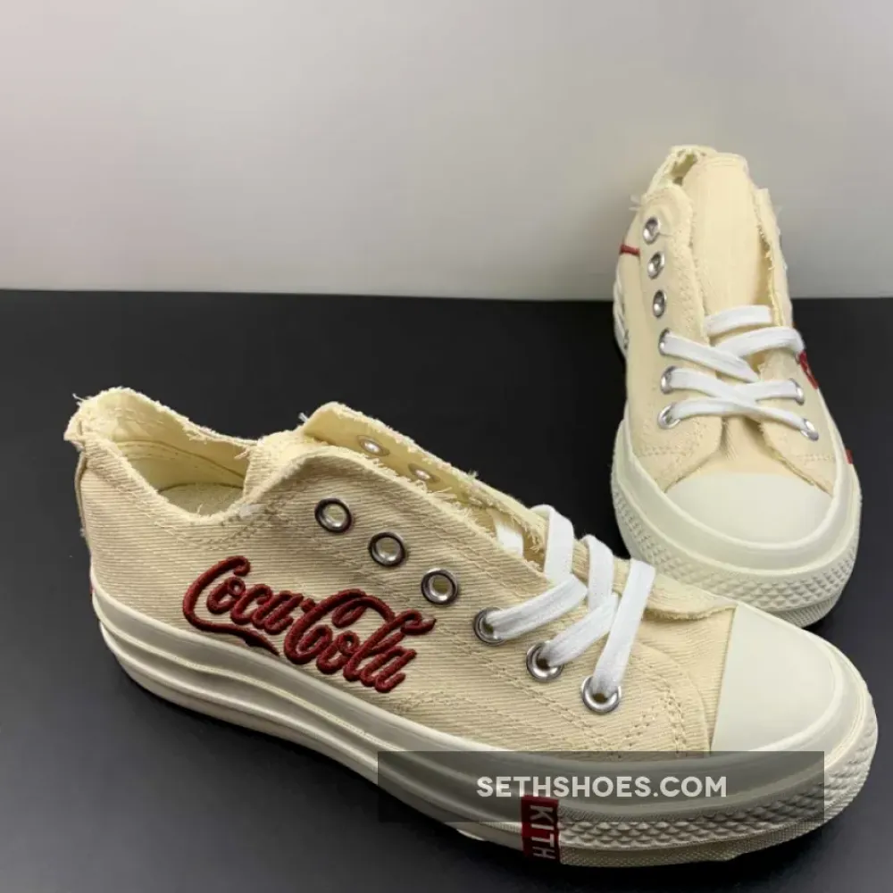 Kith x Coca Cola x Chuck 70 Low ‘Parchment’  169837C