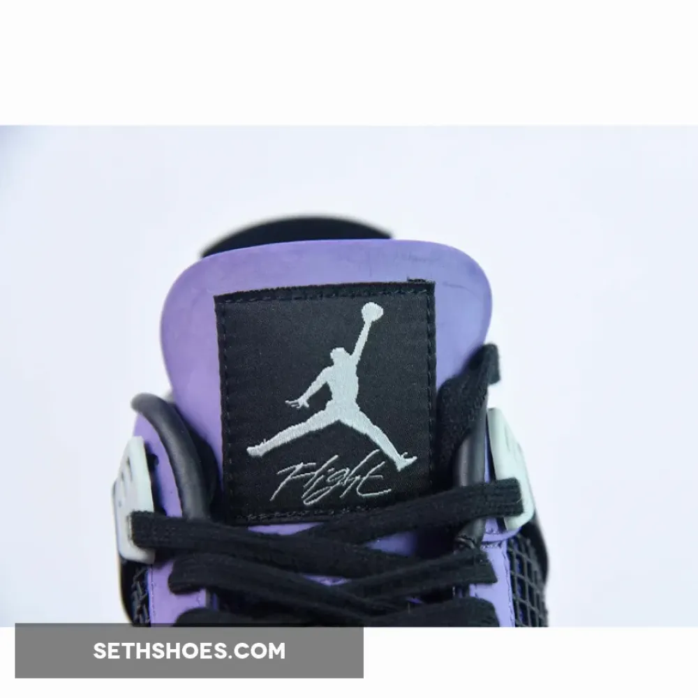 Travis Scott x Air Jordan 4 Retro ‘Friends & Family’ Purple Suede Black Midsole