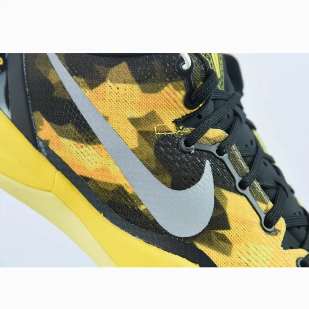 Nike Kobe 8 System Black/Strata Gray-Vivid Sulphur-Electric Yellow