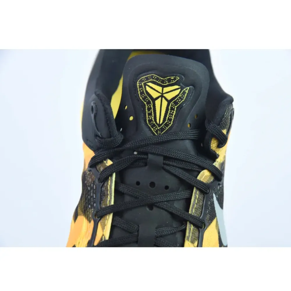 Nike Kobe 8 System Black/Strata Gray-Vivid Sulphur-Electric Yellow