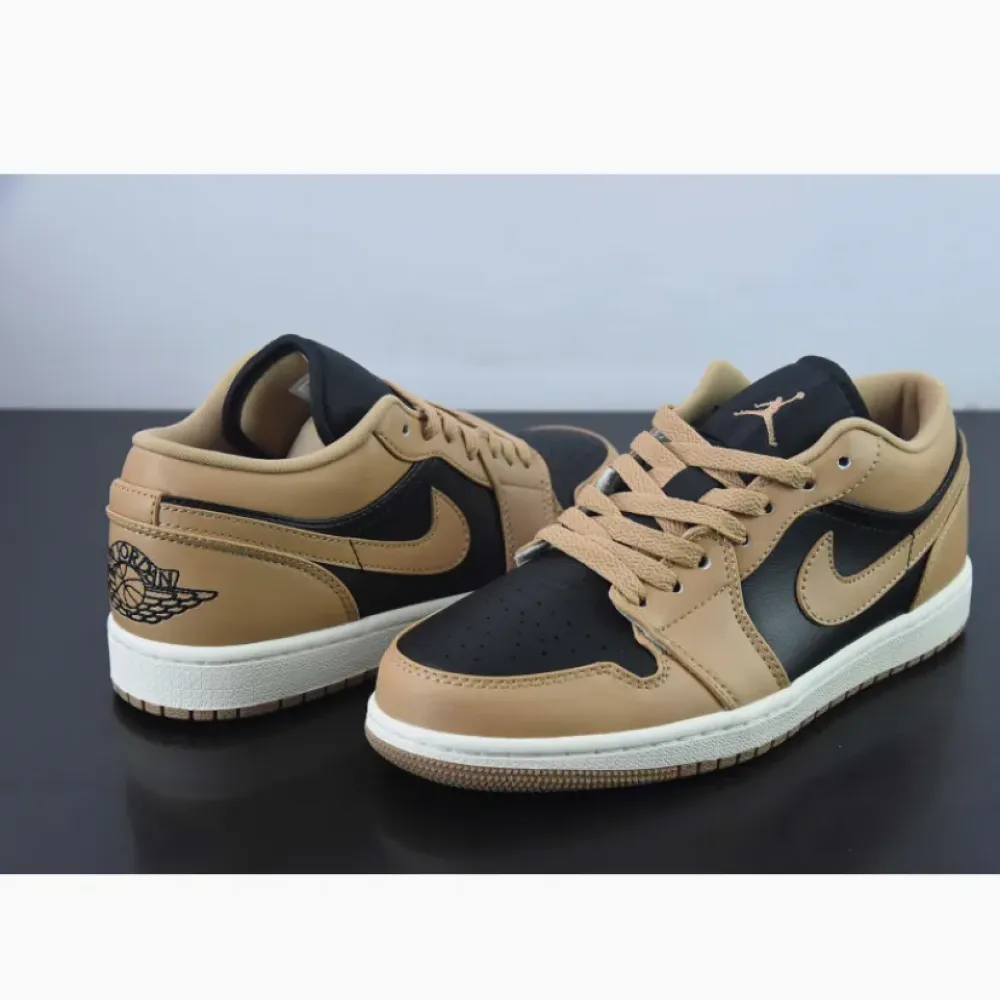 Air Jordan 1 Low Desert/Black-Sail  DV0774-201