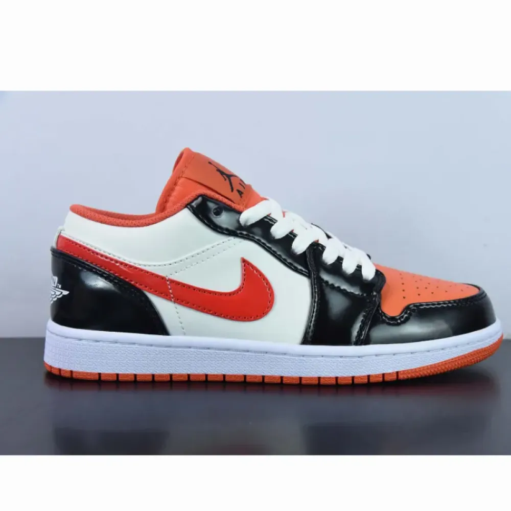 Air Jordan 1 Low “Halloween” Team Orange/Black-Sail-Iron Grey  DV1335-800