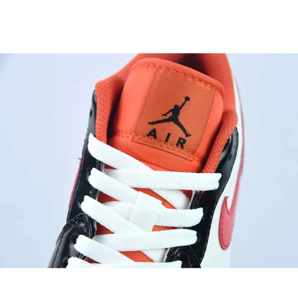 Air Jordan 1 Low “Halloween” Team Orange/Black-Sail-Iron Grey  DV1335-800