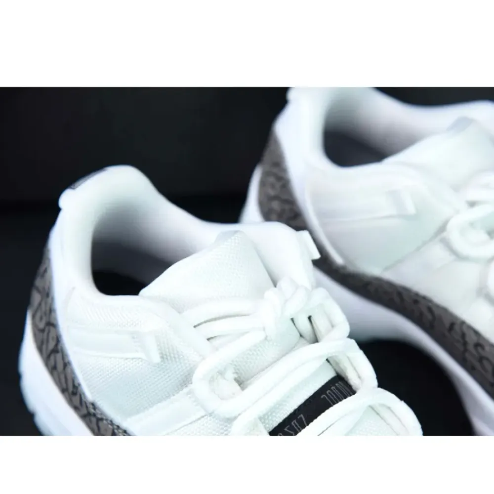 Air Jordan 11 Low White/University Blue-Cement Grey  AV2187-140