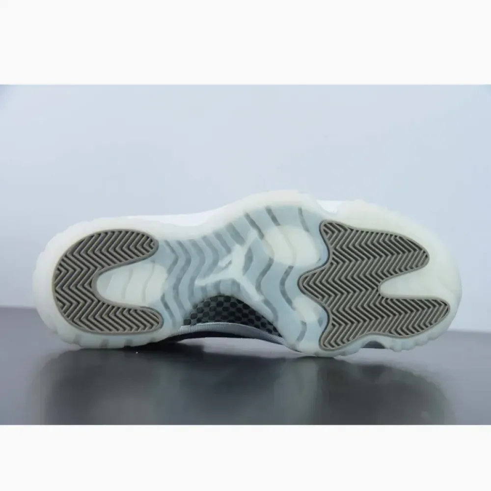 Air Jordan 11 Low White/University Blue-Cement Grey  AV2187-140