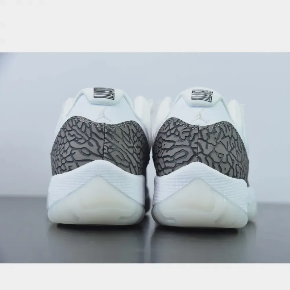 Air Jordan 11 Low White/University Blue-Cement Grey  AV2187-140