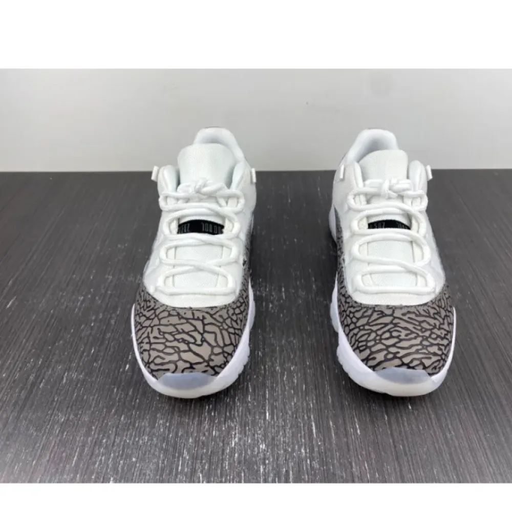 Air Jordan 11 Low White/University Blue-Cement Grey  AV2187-140