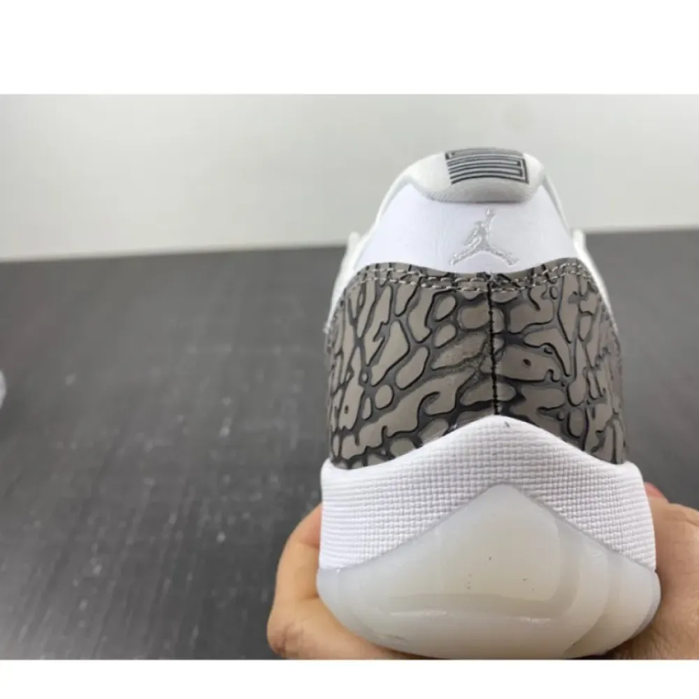 Air Jordan 11 Low White/University Blue-Cement Grey  AV2187-140
