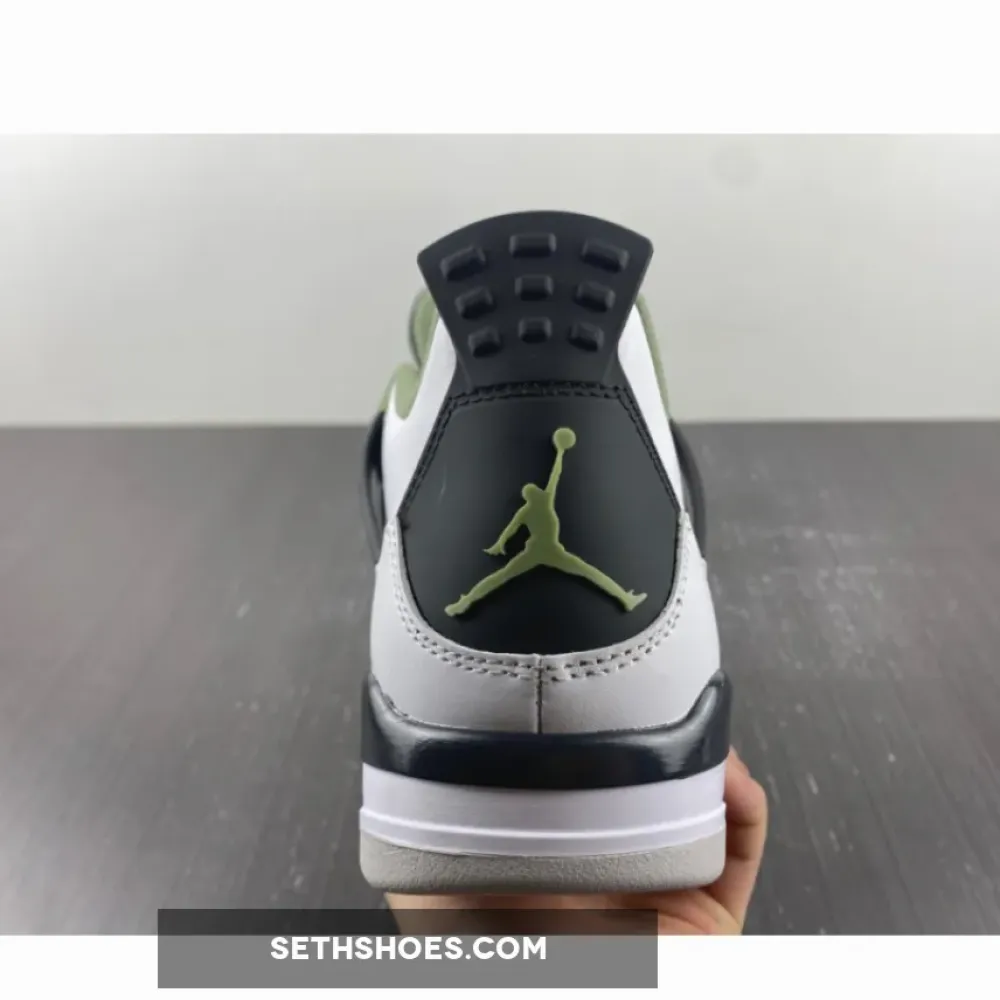 Air Jordan 4 Seafoam/White/Black/Neutral Grey  AQ9129-103