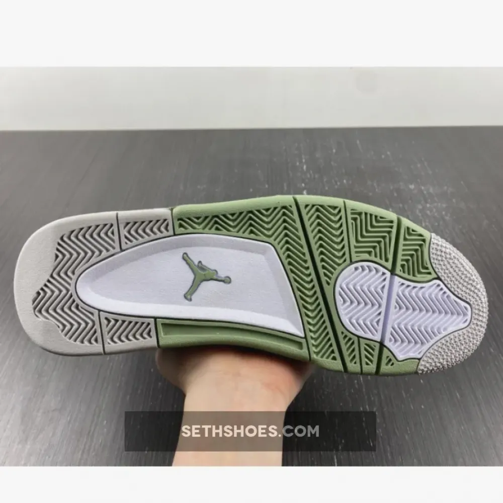 Air Jordan 4 Seafoam/White/Black/Neutral Grey  AQ9129-103