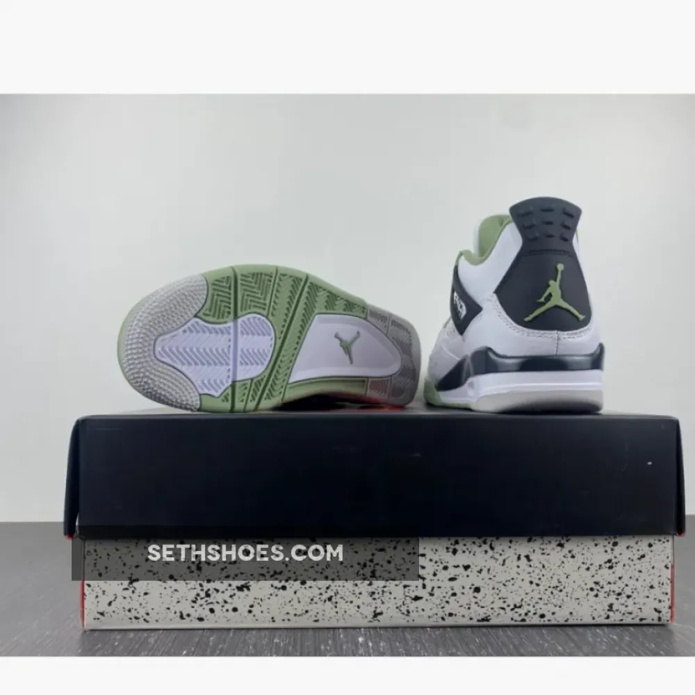 Air Jordan 4 Seafoam/White/Black/Neutral Grey  AQ9129-103