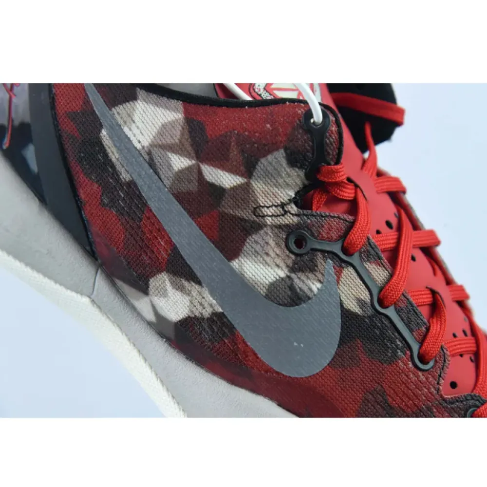 Nike Kobe 8 System ‘Milk Snake’ University Red/Sail-Peal Grey  555035-601