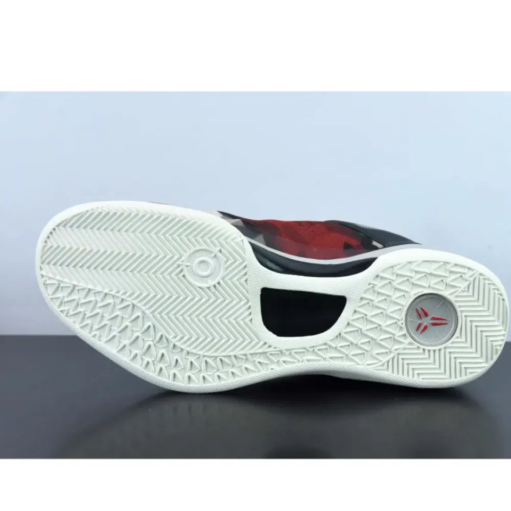 Nike Kobe 8 System ‘Milk Snake’ University Red/Sail-Peal Grey  555035-601