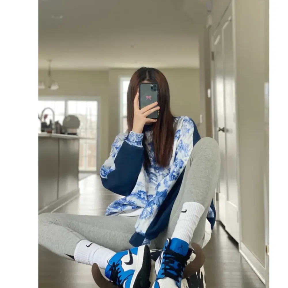 Air Jordan 1 Mid SE Signal Blue/White-Black  DD6834-402