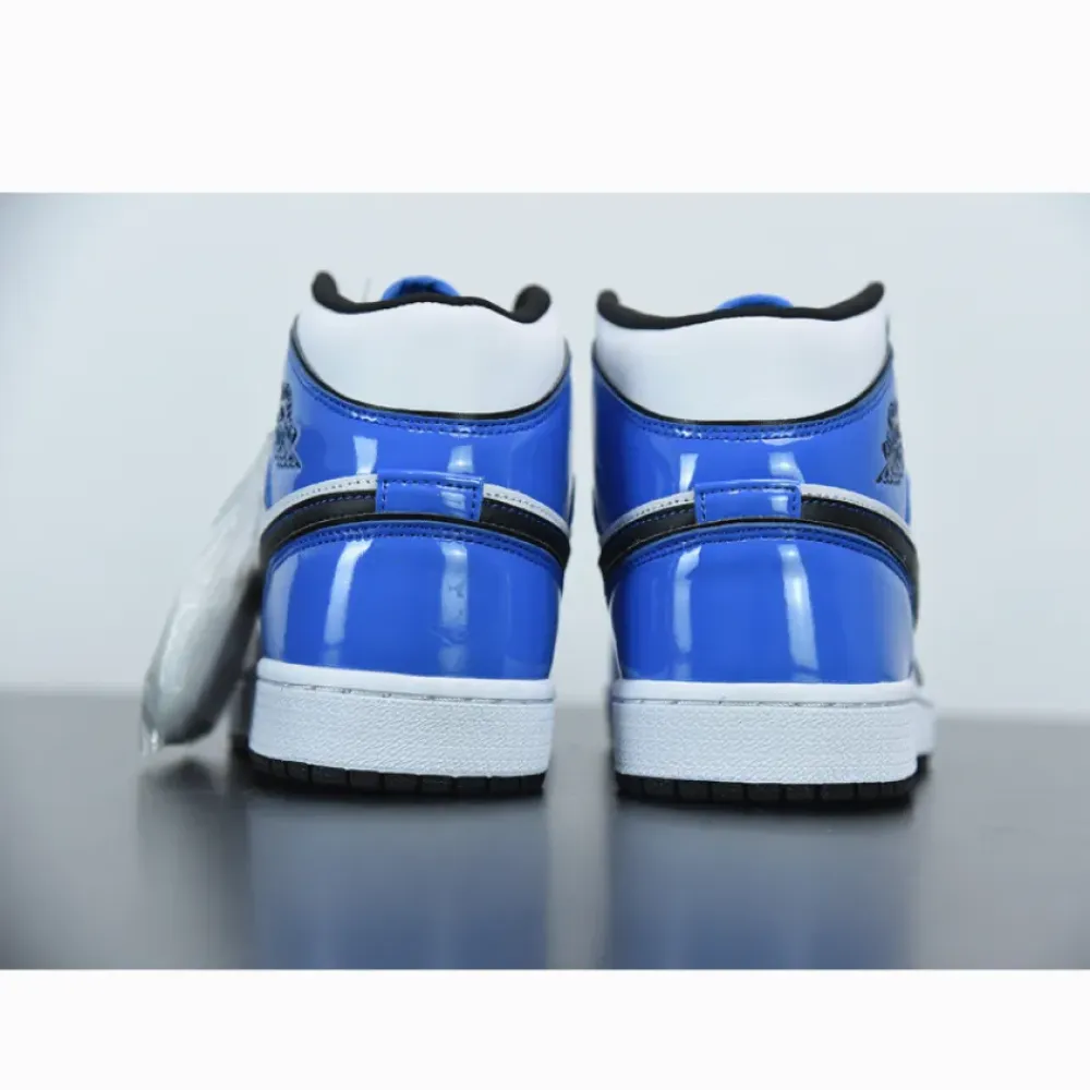 Air Jordan 1 Mid SE Signal Blue/White-Black  DD6834-402