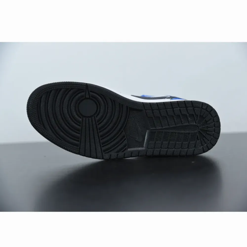 Air Jordan 1 Mid SE Signal Blue/White-Black  DD6834-402