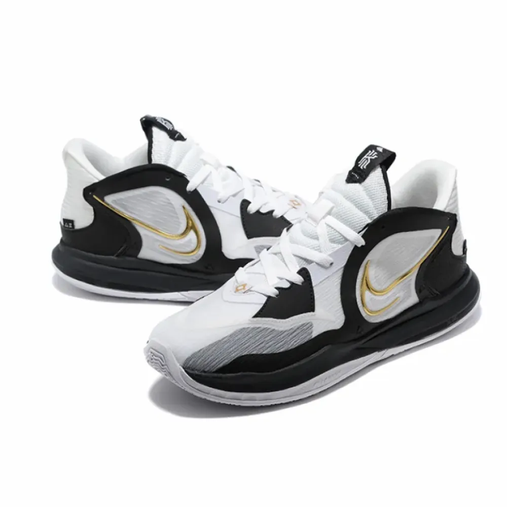 Nike Kyrie Low 5 White/Metallic Gold/Black  DJ6012-101