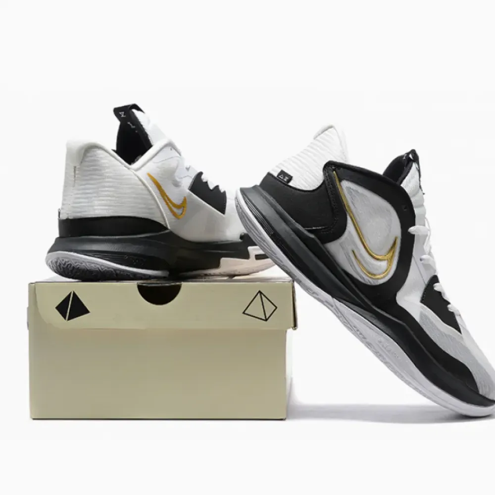 Nike Kyrie Low 5 White/Metallic Gold/Black  DJ6012-101