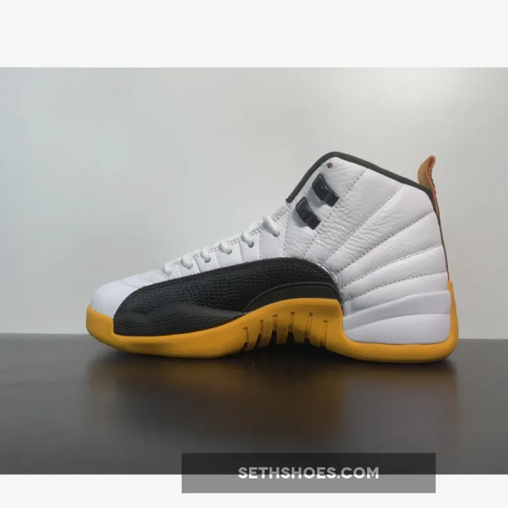 Air Jordan 12 ’25 Years In China’ White/Black-Taxi-Varsity Red  DR8887-100