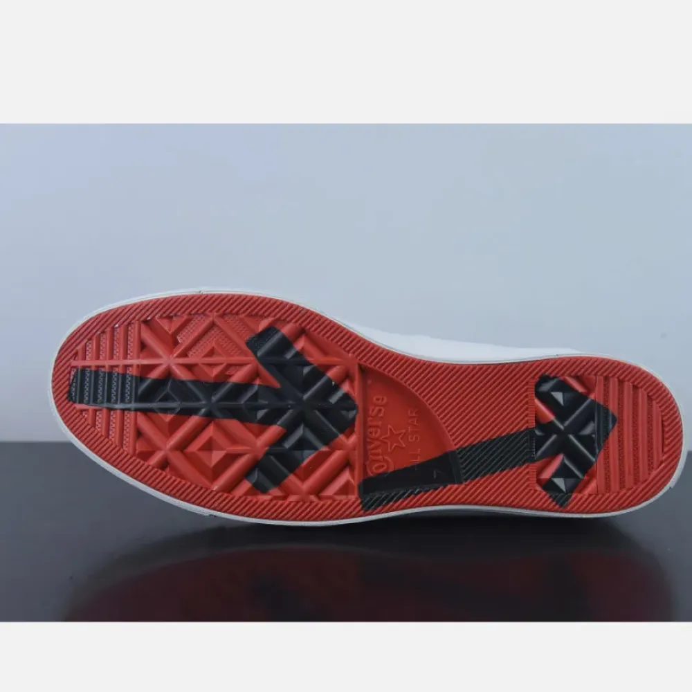 Patta x Experimental Jetset x Converse Chuck 70 High White Red Blue A03173C