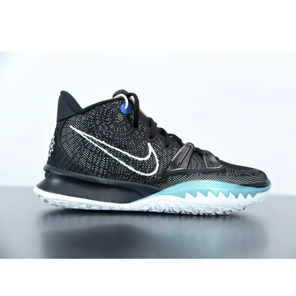 Nike Kyrie 7 Black/White-Off Noir-Chile Red  CQ9326-002