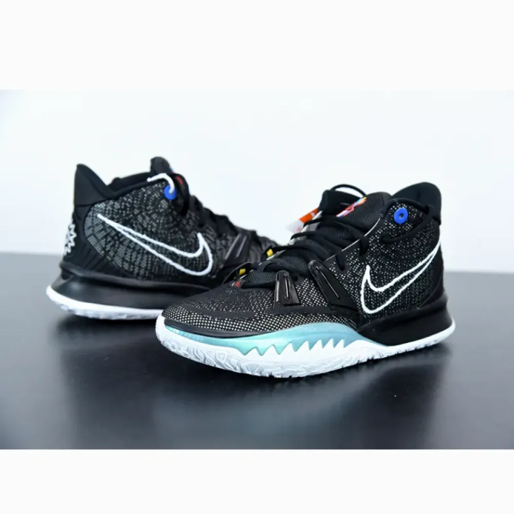 Nike Kyrie 7 Black/White-Off Noir-Chile Red  CQ9326-002