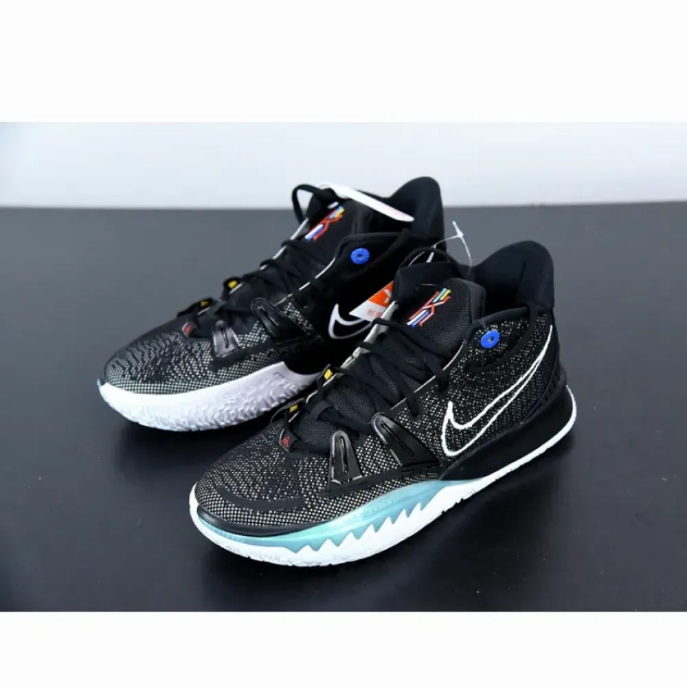 Nike Kyrie 7 Black/White-Off Noir-Chile Red  CQ9326-002