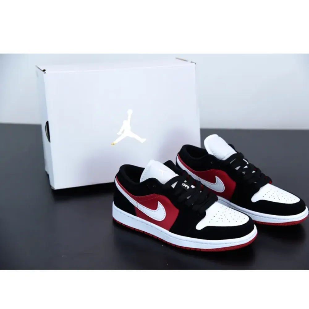 Air Jordan 1 Low ‘Chicago’ Black White Gym Red DC0774-016