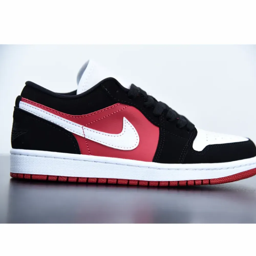 Air Jordan 1 Low ‘Chicago’ Black White Gym Red DC0774-016