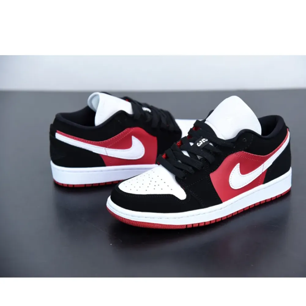 Air Jordan 1 Low ‘Chicago’ Black White Gym Red DC0774-016