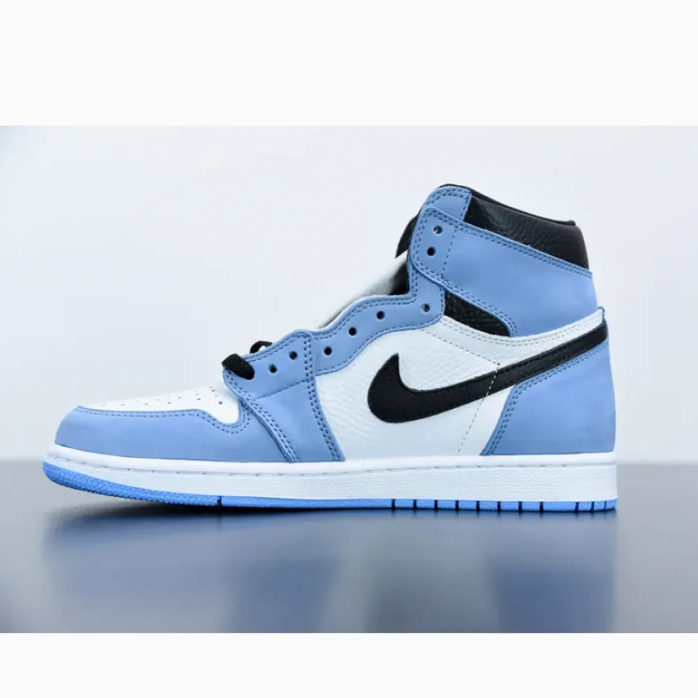 Air Jordan 1 High OG White/University Blue-Black  555088-134