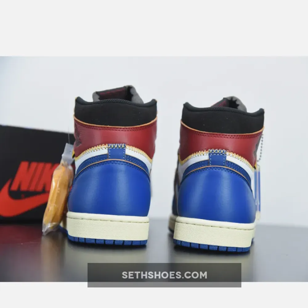 Union x Air Jordan 1 Retro High OG NRG White/Storm Blue-Varsity Red BV1300-146