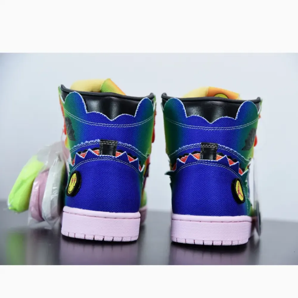 J Balvin x Air Jordan 1 High Multi-Color/Pink Foam DC3481-900