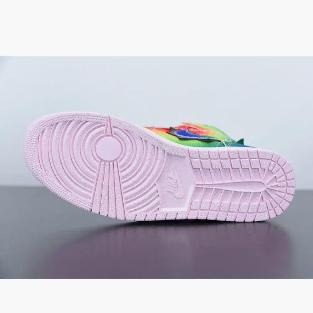 J Balvin x Air Jordan 1 High Multi-Color/Pink Foam DC3481-900