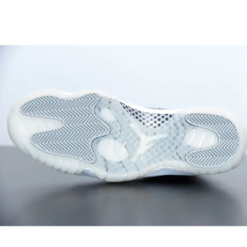 Air Jordan 11 “Jubilee” Black/Clear-White-Metallic Silver CT8012-011