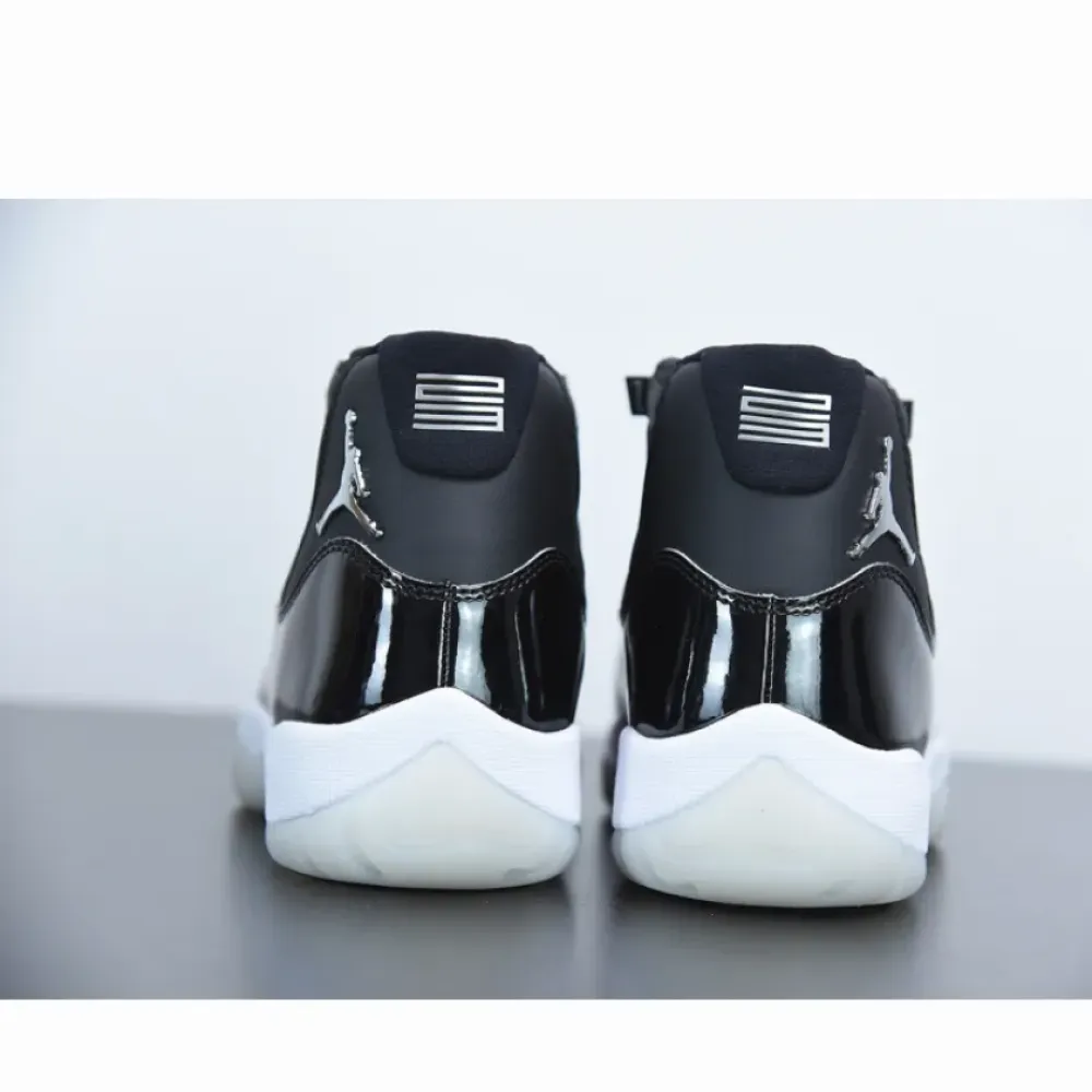 Air Jordan 11 “Jubilee” Black/Clear-White-Metallic Silver CT8012-011