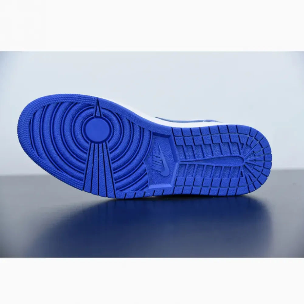 Air Jordan 1 Mid White/Hyper Royal  554724-114