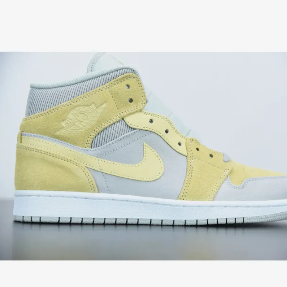 Air Jordan 1 Mid Mixed Textures Yellow DA4666-001