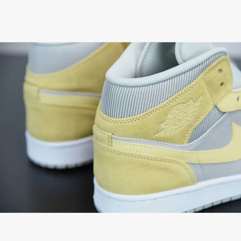 Air Jordan 1 Mid Mixed Textures Yellow DA4666-001