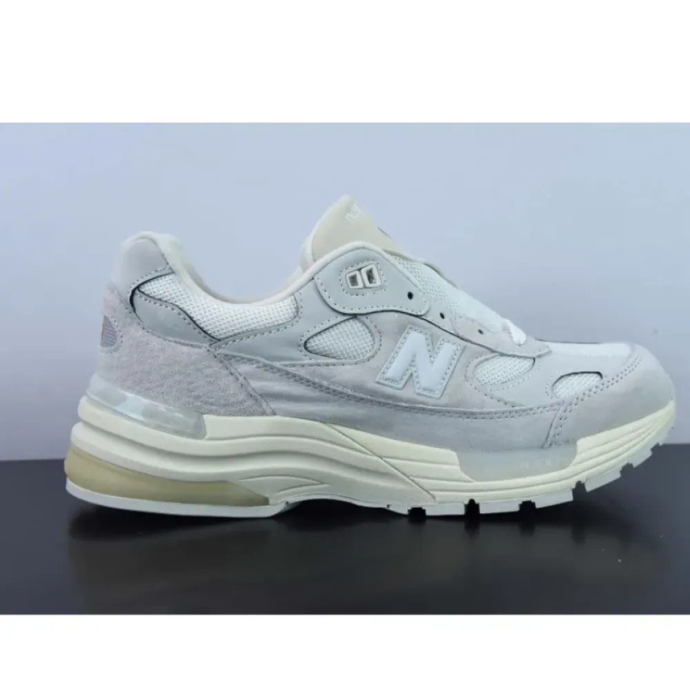 New Balance 992 White Silver  M992MD