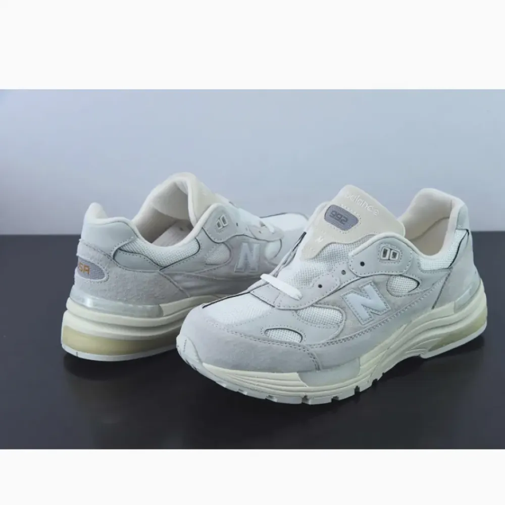 New Balance 992 White Silver  M992MD