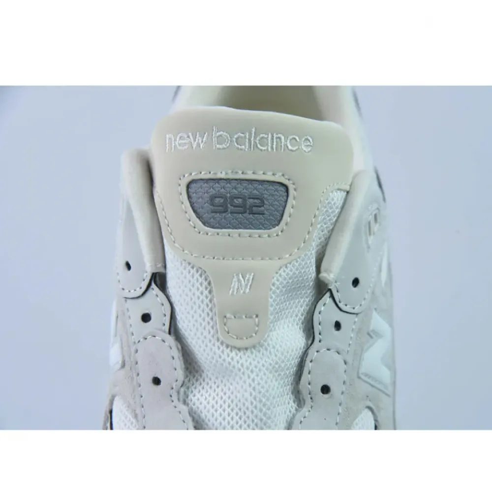 New Balance 992 White Silver  M992MD