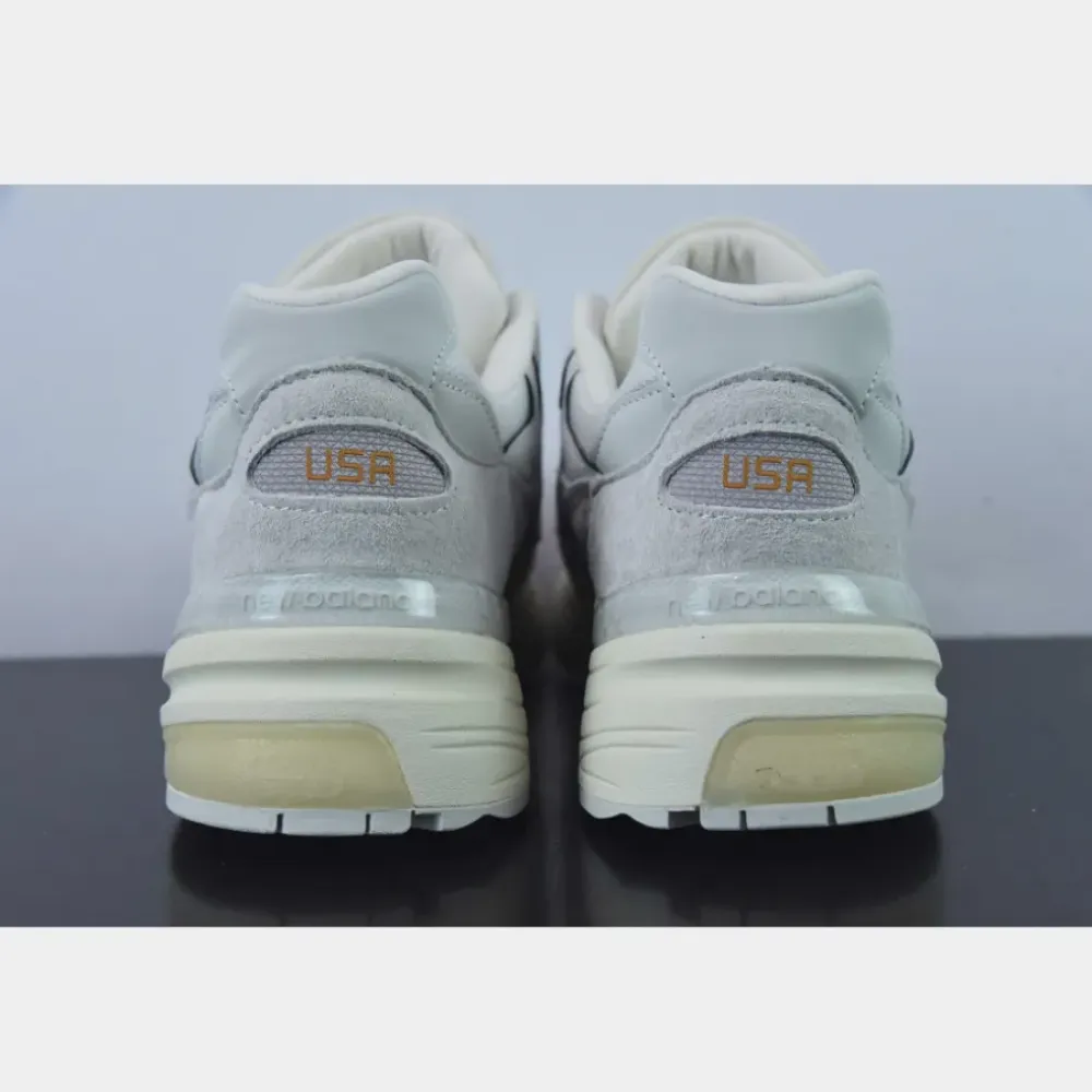 New Balance 992 White Silver  M992MD