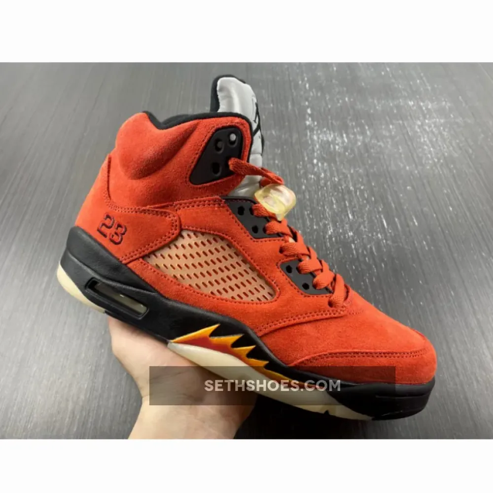 Air Jordan 5 “Mars For Her“ Martian Sunrise/Black-Fire Red  DD9336-800